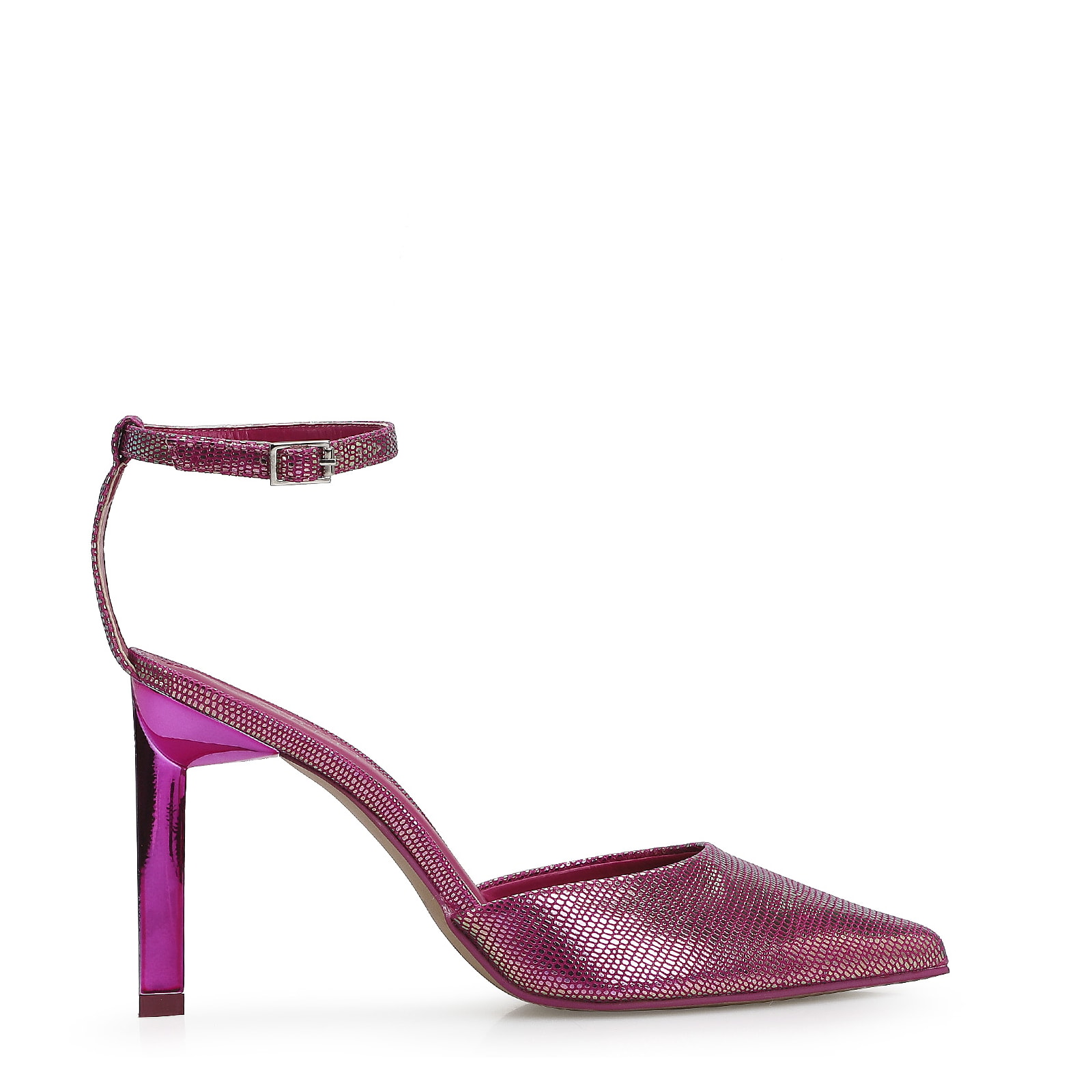 Scarpin Holográfico Rosa