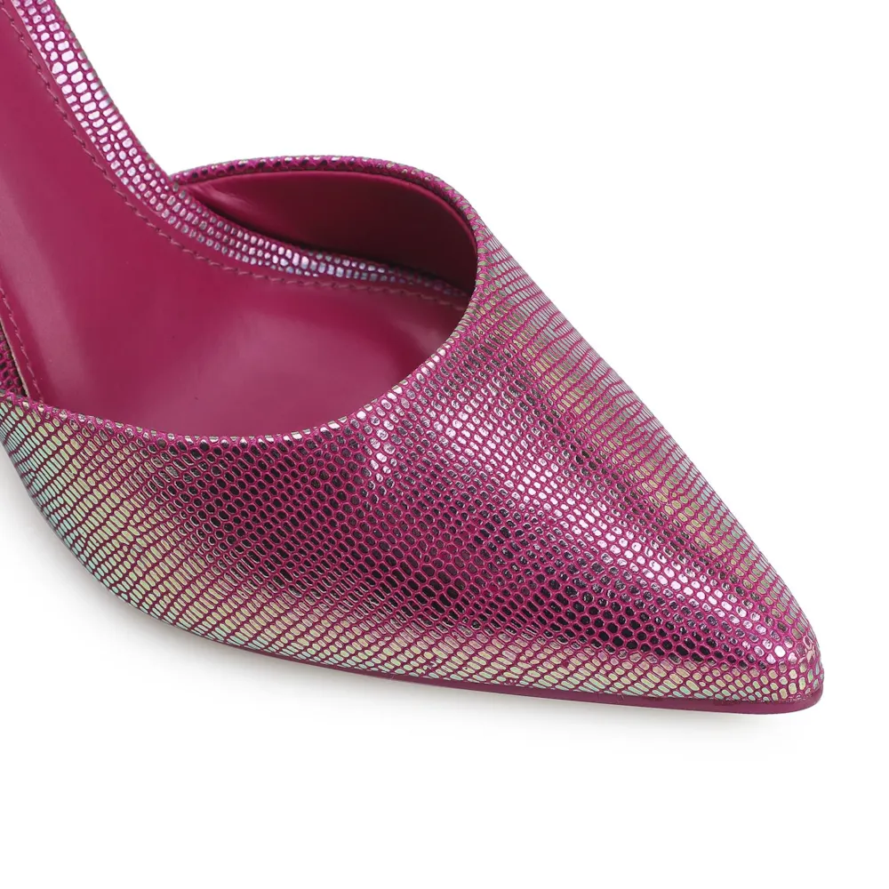 Scarpin Holográfico Rosa - imagem 7