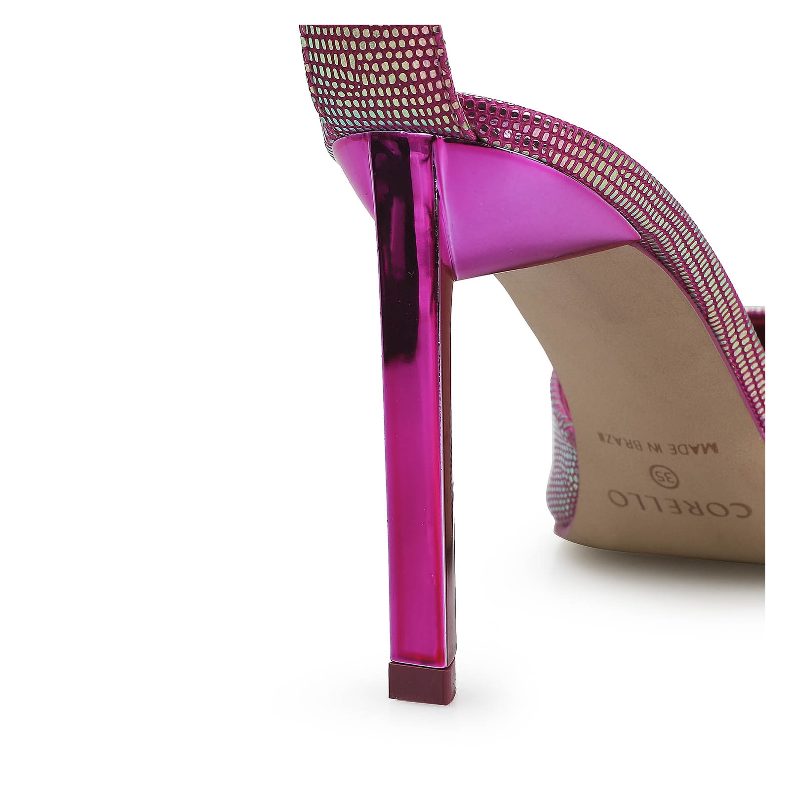 Scarpin Holográfico Rosa