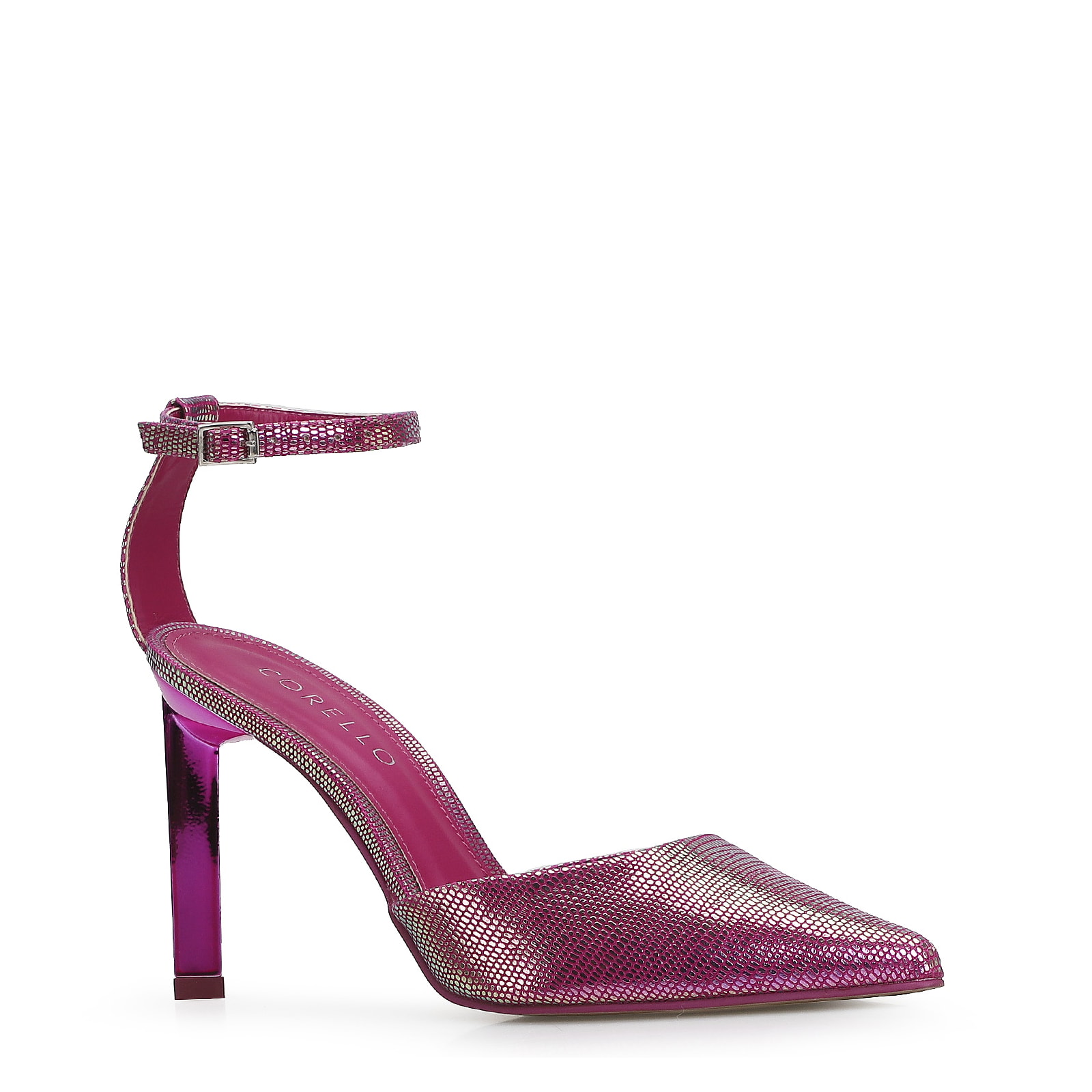 Scarpin Holográfico Rosa