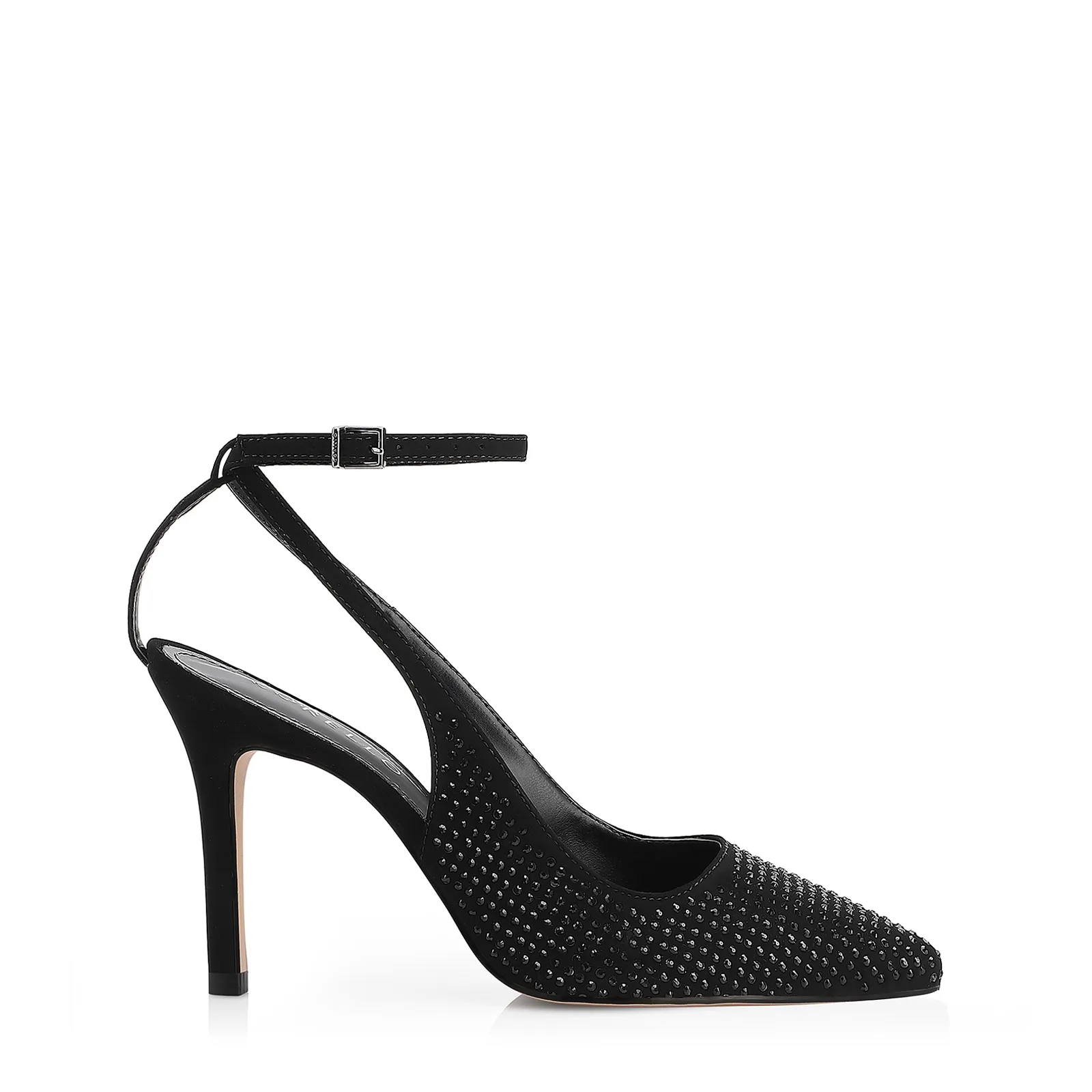 Scarpin Hotfix Alt Nobuck Preto