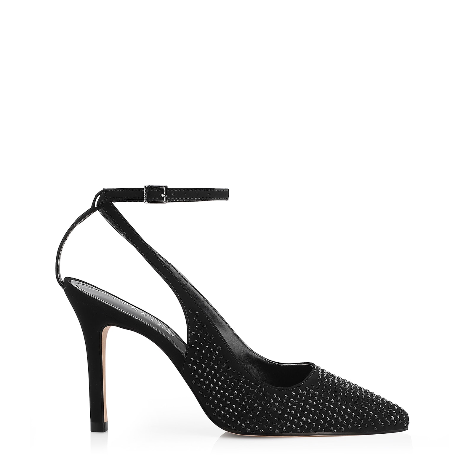 Scarpin Hotfix Alt Nobuck Preto