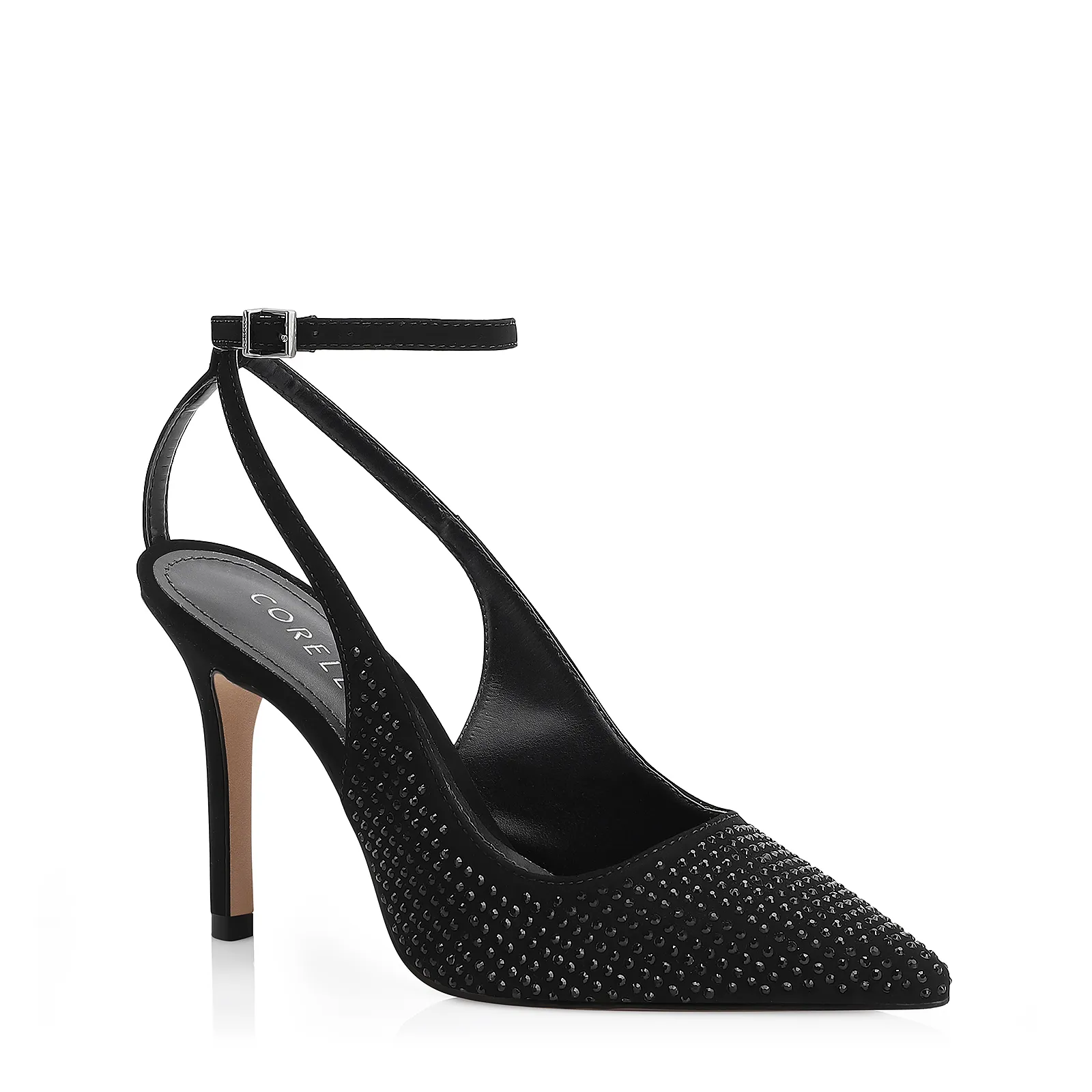 Scarpin Hotfix Alt Nobuck Preto