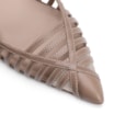 Scarpin Kitten Couro Bege - imagem 6