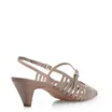 Scarpin Kitten Couro Bege - imagem 3