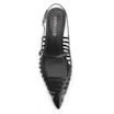 Scarpin Kitten Couro Preto - imagem 5