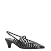 Scarpin Kitten Couro Preto - imagem 1