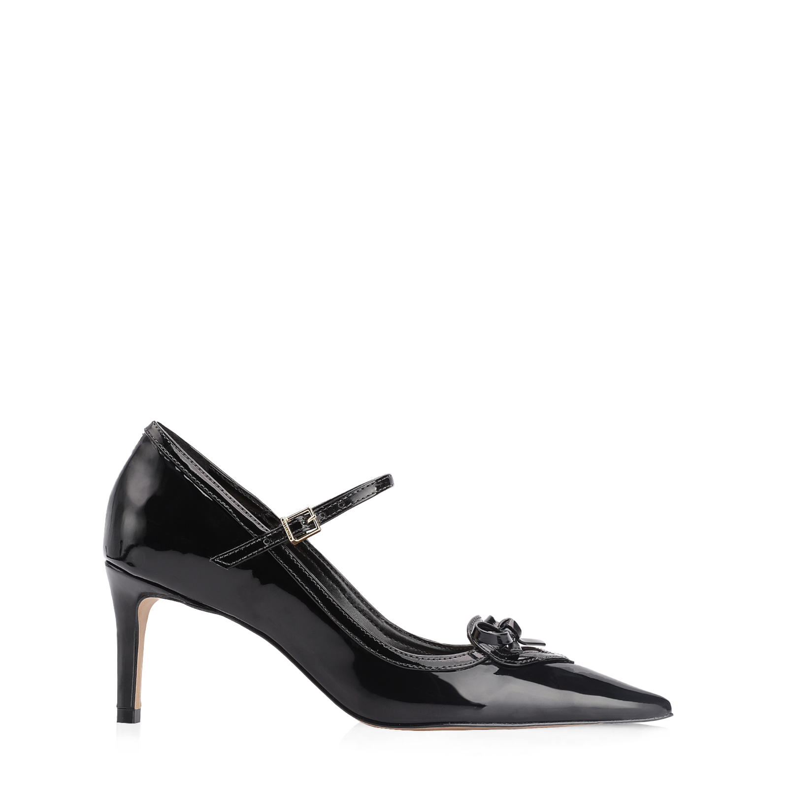 Scarpin Laço Verniz Preto