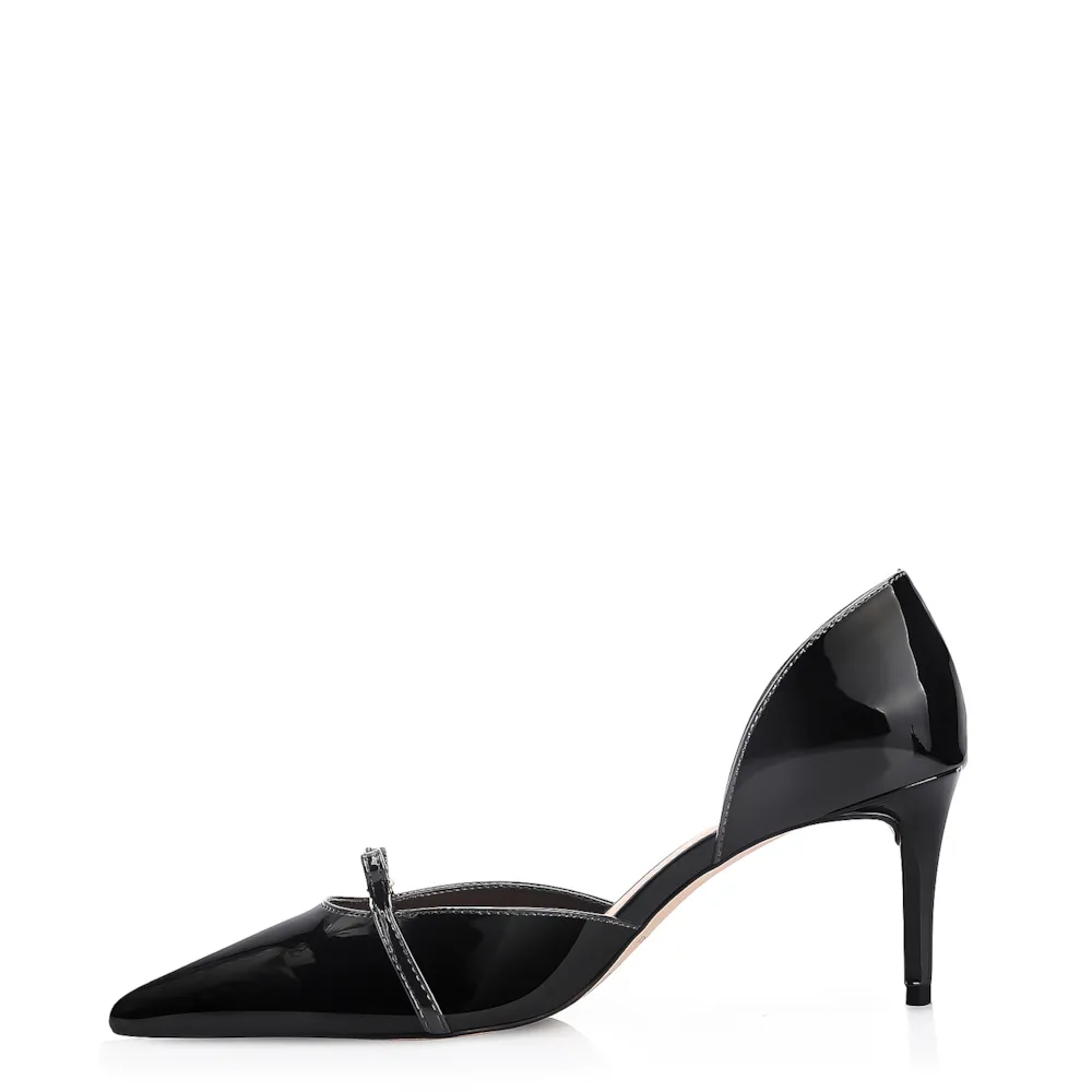 Scarpin Laço Verniz Preto - imagem 4