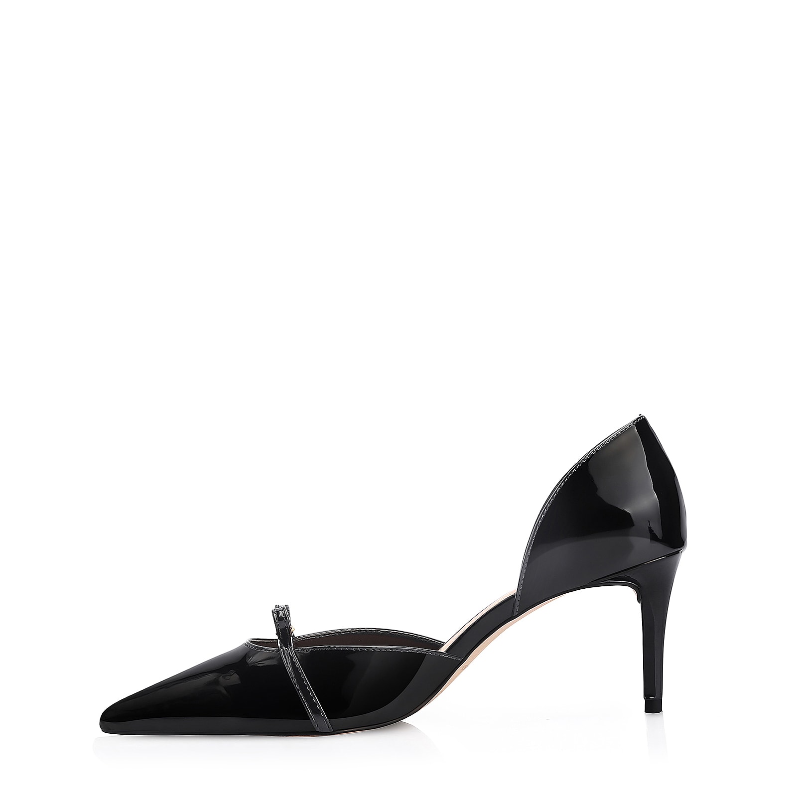 Scarpin Laço Verniz Preto