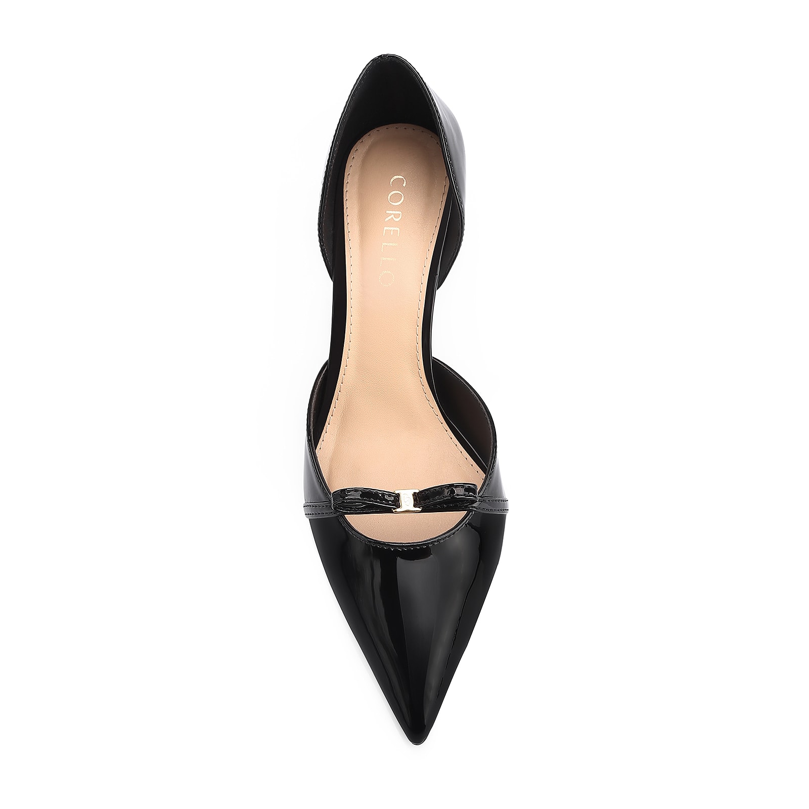 Scarpin Laço Verniz Preto