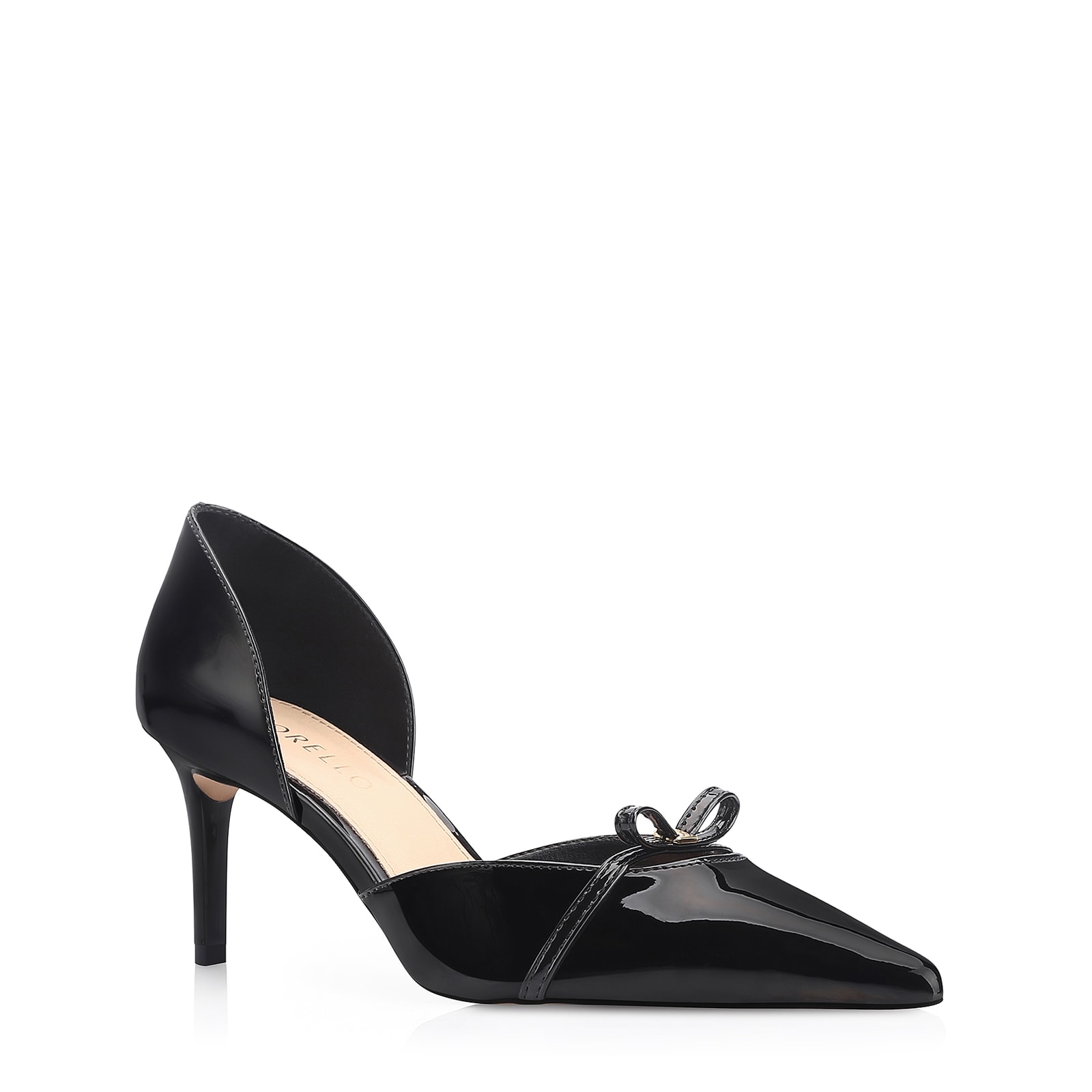 Scarpin Laço Verniz Preto