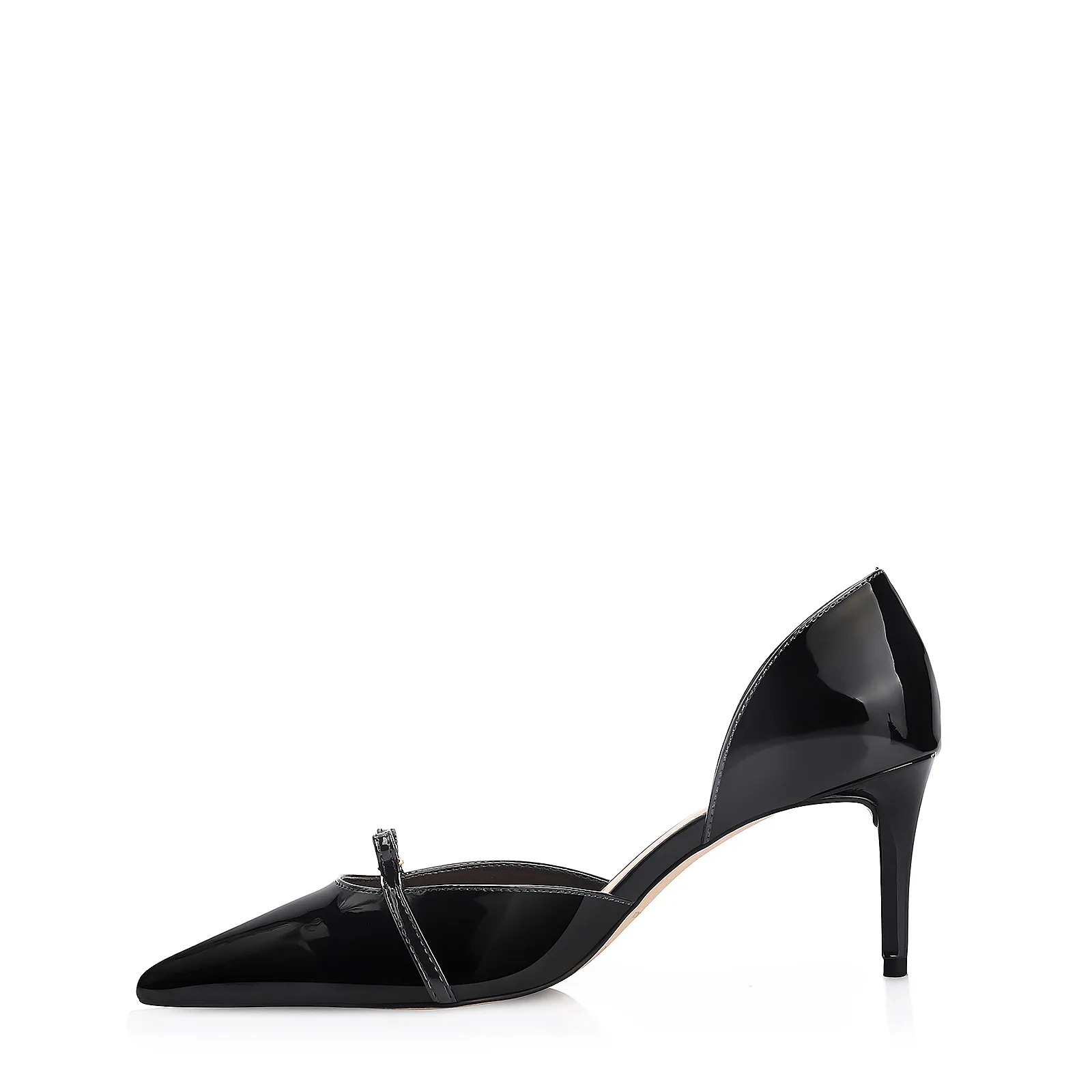 Scarpin Laço Verniz Preto