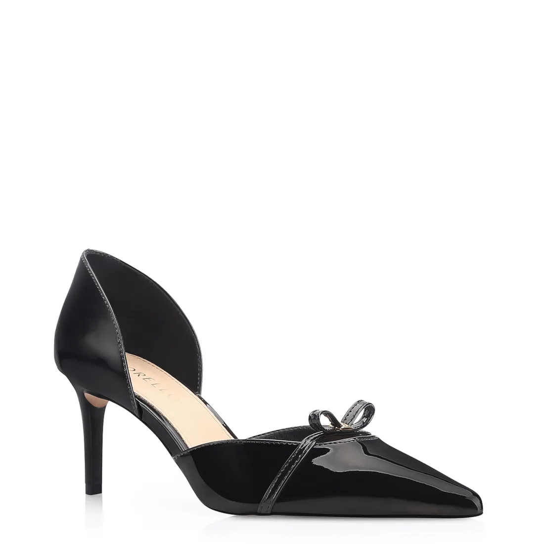 Scarpin Laço Verniz Preto