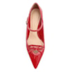 Scarpin Laço Verniz Vermelho - imagem 6