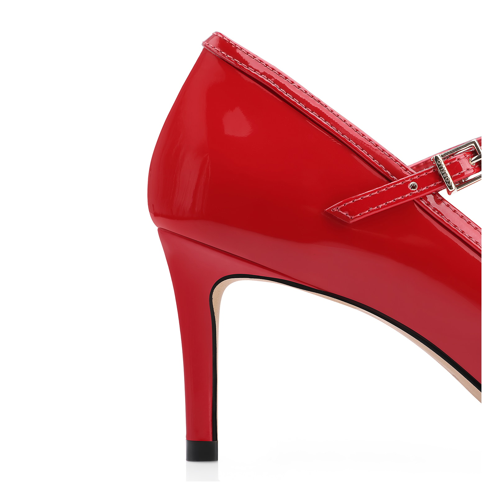 Scarpin Laço Verniz Vermelho