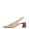 Scarpin Laser Cut Couro Bege - imagem 4