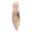 Scarpin Laser Cut Couro Bege - imagem 5