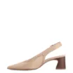 Scarpin Laser Cut Couro Bege - imagem 4