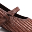 Scarpin Marrom Alt Tramado Tira Laço - imagem 8