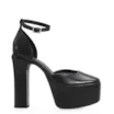 Scarpin Meia Pata Couro Preto - imagem 3