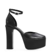Scarpin Meia Pata Couro Preto - imagem 3
