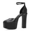 Scarpin Meia Pata Couro Preto - imagem 5