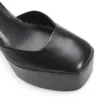 Scarpin Meia Pata Couro Preto - imagem 7
