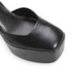 Scarpin Meia Pata Couro Preto - imagem 7