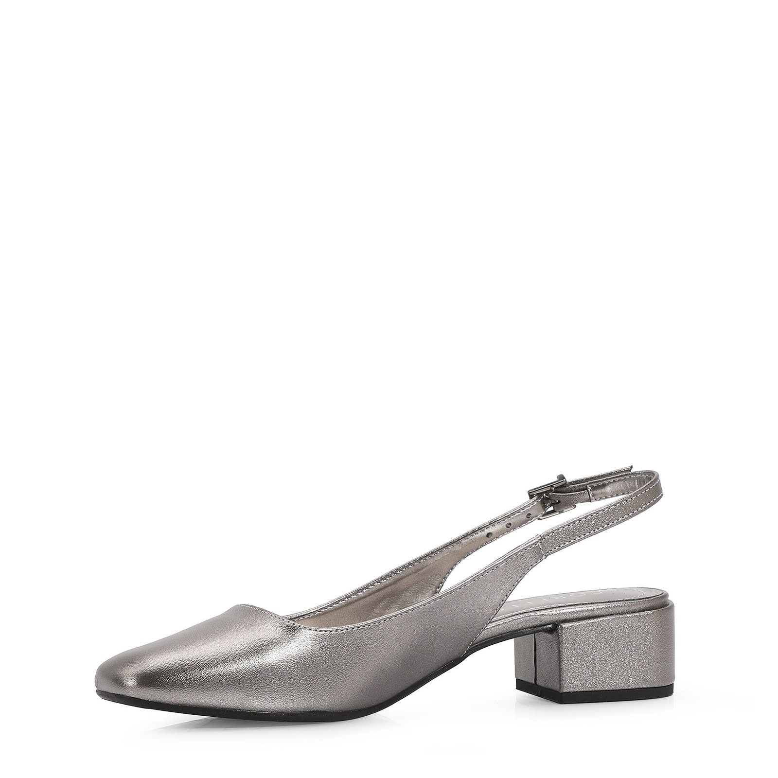 Scarpin Metalizado Prata