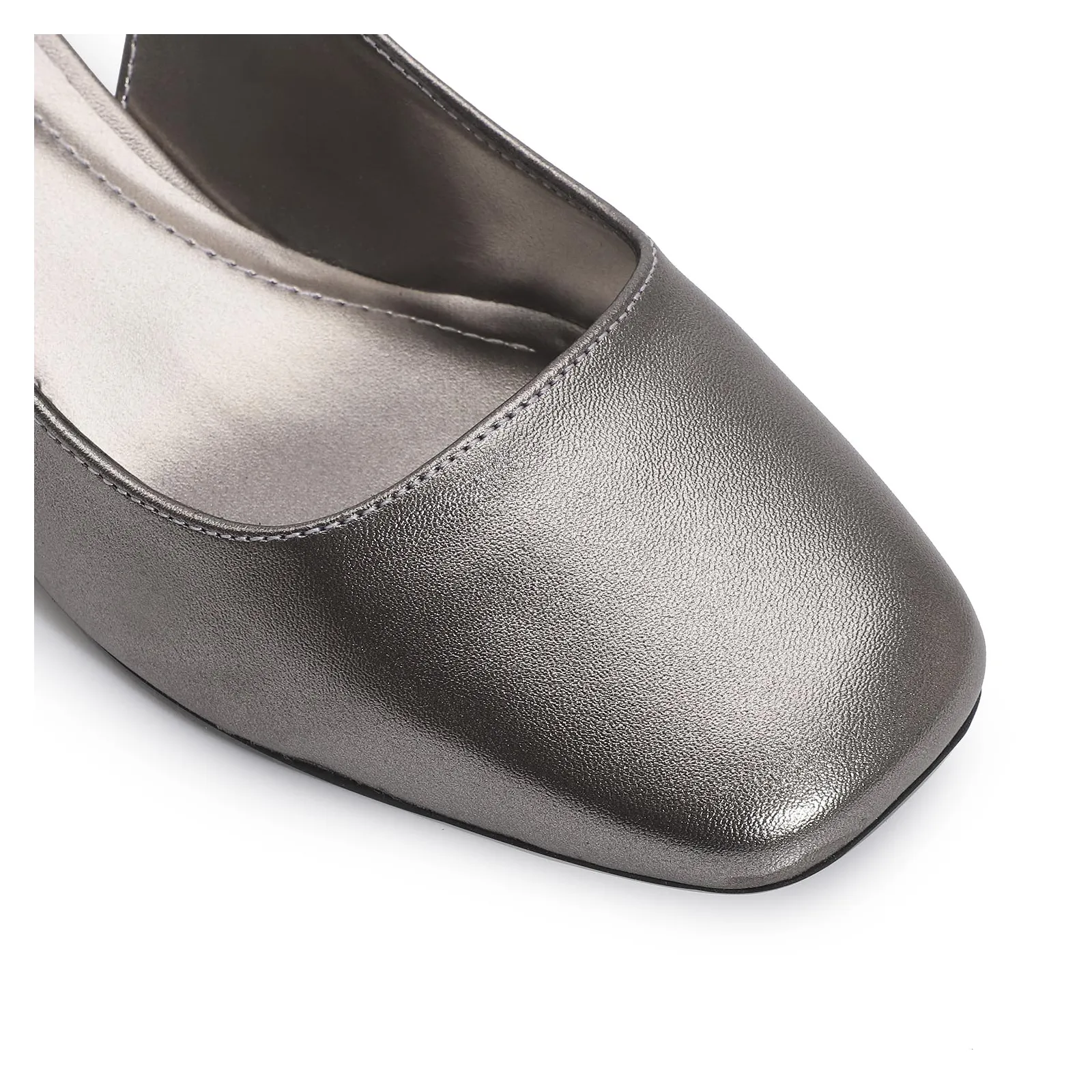 Scarpin Metalizado Prata