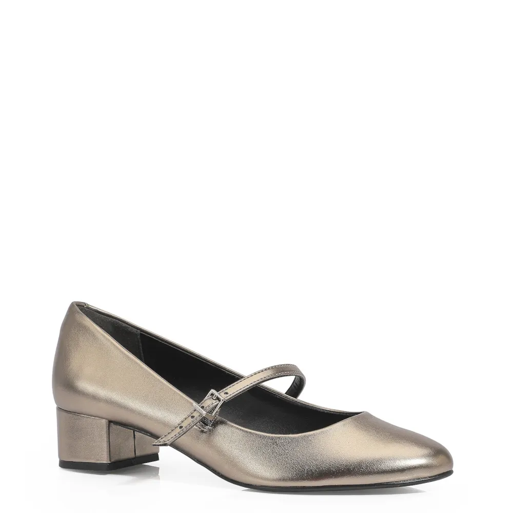 Scarpin Metalizado Prata