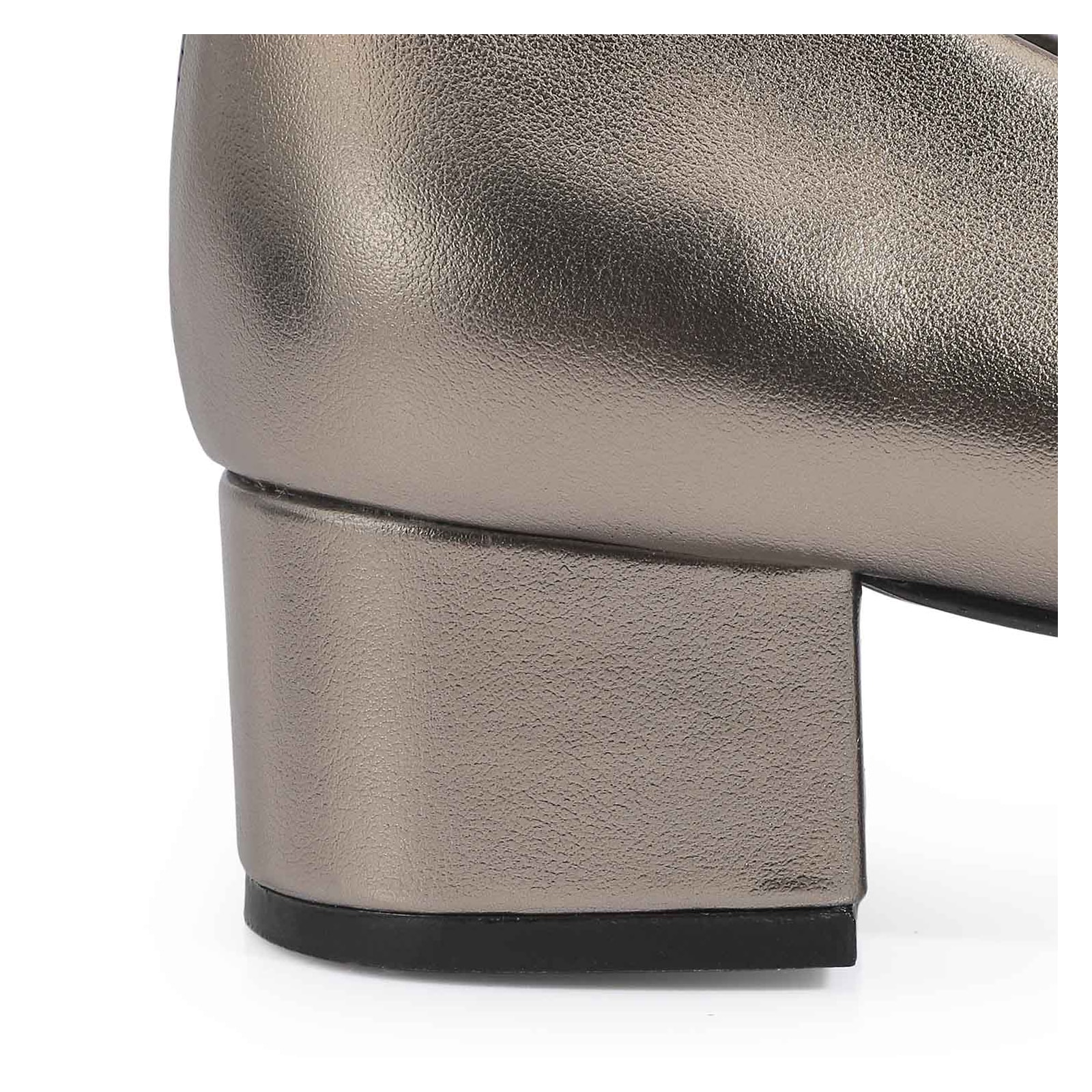 Scarpin Metalizado Prata