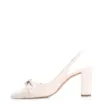 Scarpin Pedras Couro Off White - imagem 5