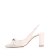 Scarpin Pedras Couro Off White - imagem 5