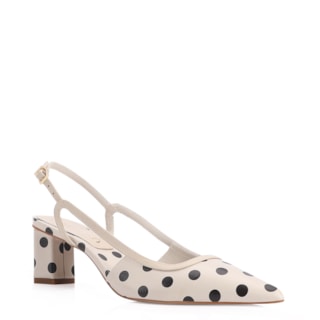 Couro Off White/Preto