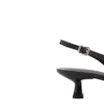 Scarpin Preto Salto Baixo Slingback Tela Alt Laço - imagem 7
