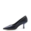 Scarpin Pump Cristal Couro Python Metálico Azul - imagem 3