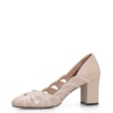 Scarpin Recortes Couro Rosado/Branco - imagem 4