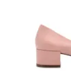 Scarpin Rosa Salto Bloco Baixo Couro Elástico - imagem 7