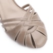 Scarpin Salto Kitten Couro Bege - imagem 6