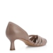 Scarpin Salto Kitten Couro Bege - imagem 3