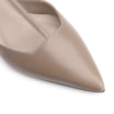 Scarpin Salto Kitten Couro Bege - imagem 6
