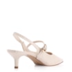 Scarpin Salto Kitten Couro Croco Off White - imagem 3