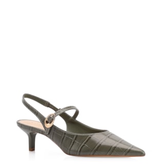 Couro Croco Verde