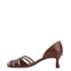 Scarpin Salto Kitten Couro Marrom - imagem 4