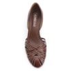 Scarpin Salto Kitten Couro Marrom - imagem 5