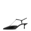 Scarpin Salto Kitten Couro Preto - imagem 4