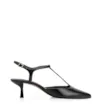 Scarpin Salto Kitten Couro Preto - imagem 2