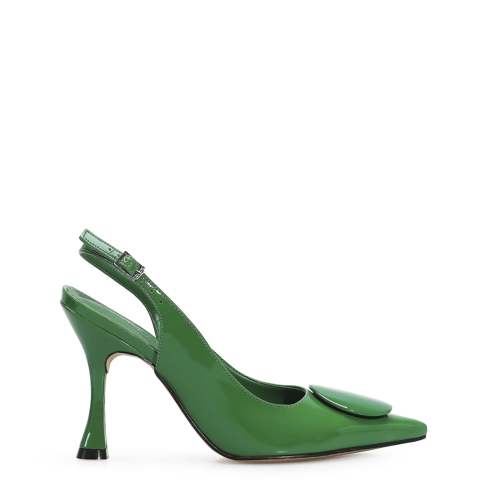 Scarpin Sara Verniz Verde